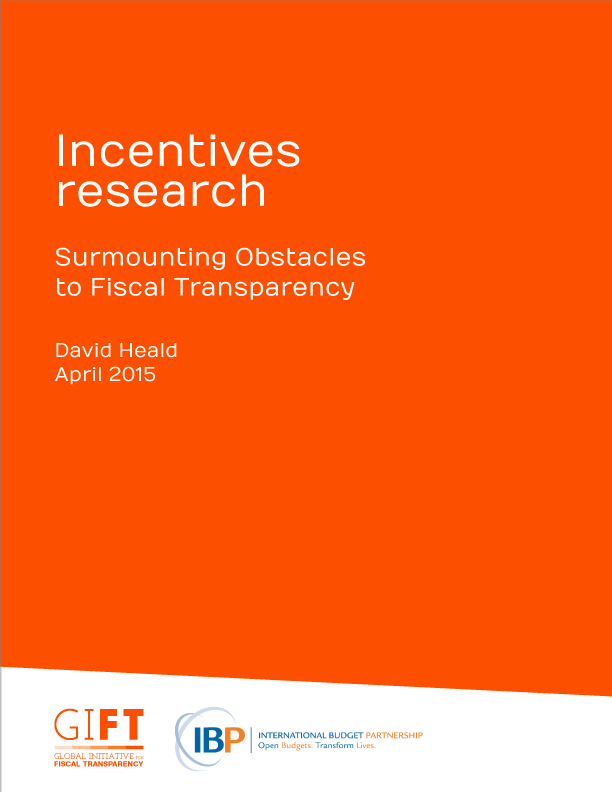 Surmounting Obstacles to Fiscal Transparency