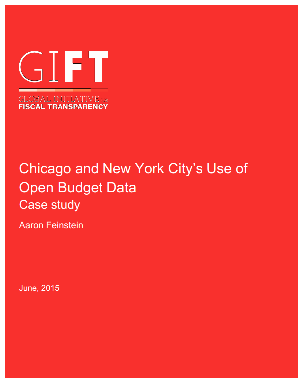 Chicago and New York City’s: Use of Open Budget Data. Case study