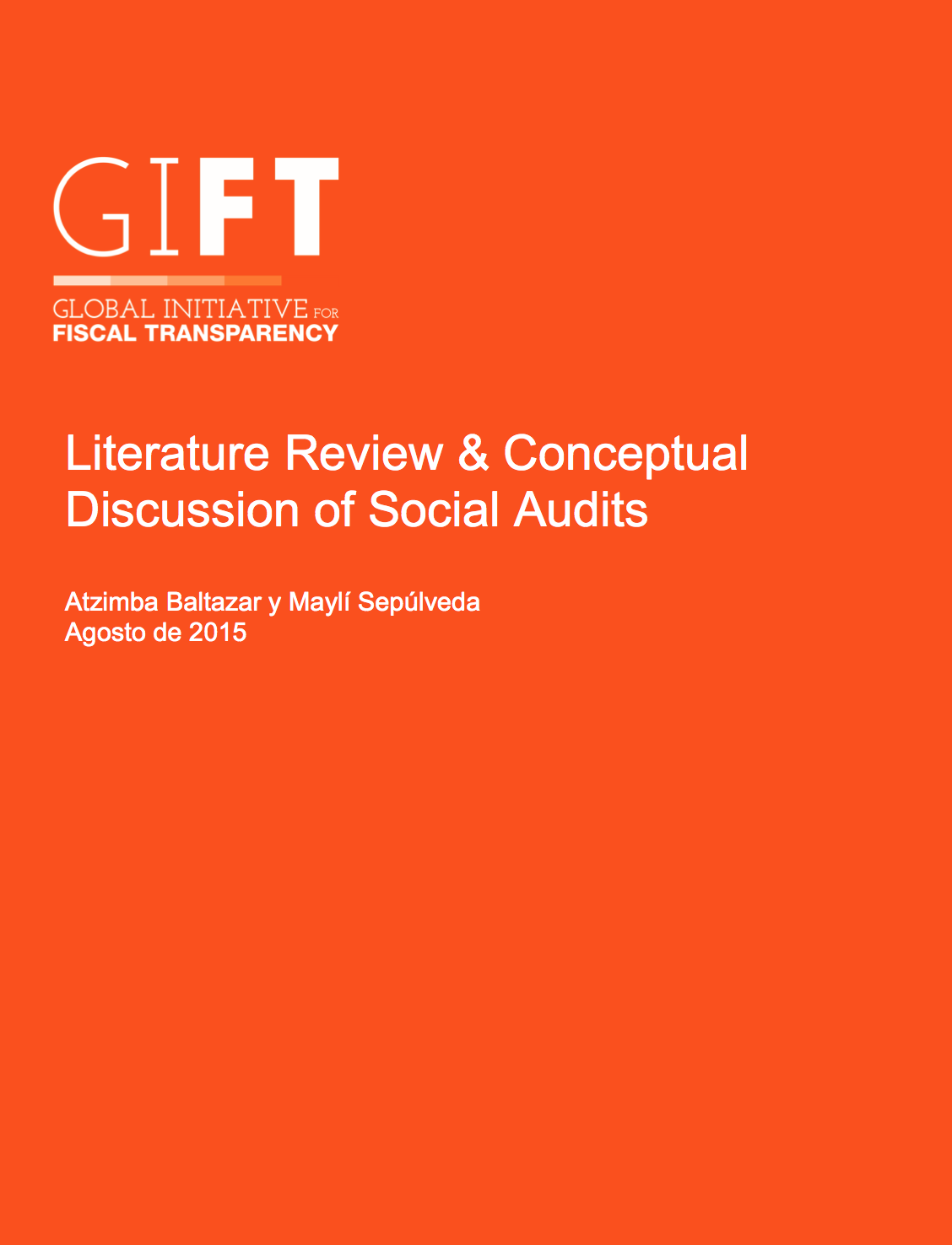 Literature Review & Conceptual Discussion of Social Audits