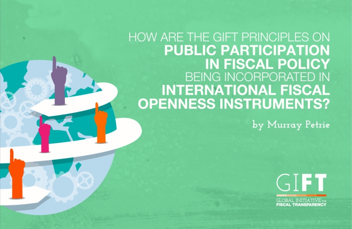 How are the GIFT Principles on Public Participation in Fiscal Policy being incorporated in international fiscal openness instruments?